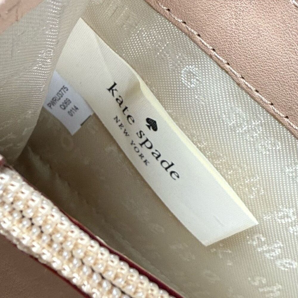 Kate Spade Toucan Parrott All Over Print Zip Around Long Wallet White Orange - Picture 4 of 8